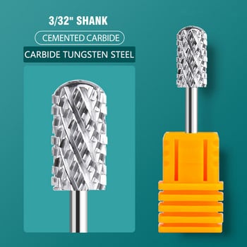 Dmoley Tungsten Nail Drill Bit Electric Nail Mills Cutter για αξεσουάρ νυχιών μηχανής μανικιούρ