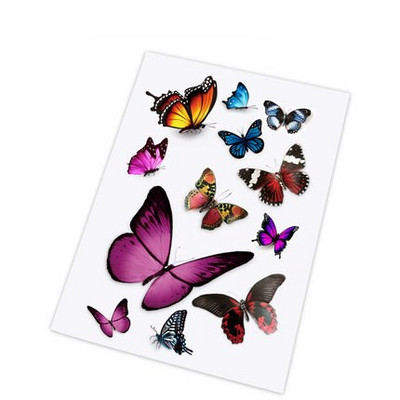 3D αυτοκόλλητα αυτοκινήτου Όμορφη προσωπικότητα πεταλούδα Δημιουργικά αδιάβροχα αυτοκόλλητα αυτοκινήτου Αφαιρούμενα αυτοκίνητα Αξεσουάρ αυτοκινήτου μοτοσικλέτας