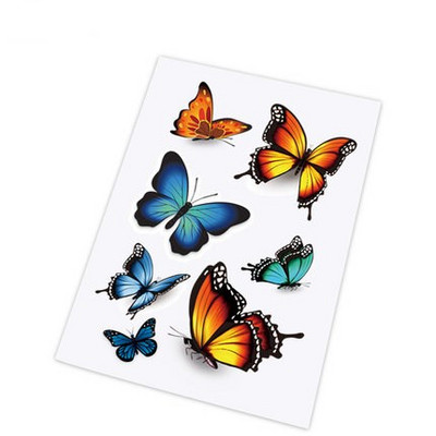 3D αυτοκόλλητα αυτοκινήτου Όμορφη προσωπικότητα πεταλούδα Δημιουργικά αδιάβροχα αυτοκόλλητα αυτοκινήτου Αφαιρούμενα αυτοκίνητα Αξεσουάρ αυτοκινήτου μοτοσικλέτας