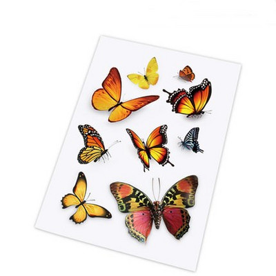3D αυτοκόλλητα αυτοκινήτου Όμορφη προσωπικότητα πεταλούδα Δημιουργικά αδιάβροχα αυτοκόλλητα αυτοκινήτου Αφαιρούμενα αυτοκίνητα Αξεσουάρ αυτοκινήτου μοτοσικλέτας