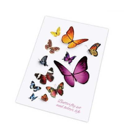 3D αυτοκόλλητα αυτοκινήτου Όμορφη προσωπικότητα πεταλούδα Δημιουργικά αδιάβροχα αυτοκόλλητα αυτοκινήτου Αφαιρούμενα αυτοκίνητα Αξεσουάρ αυτοκινήτου μοτοσικλέτας
