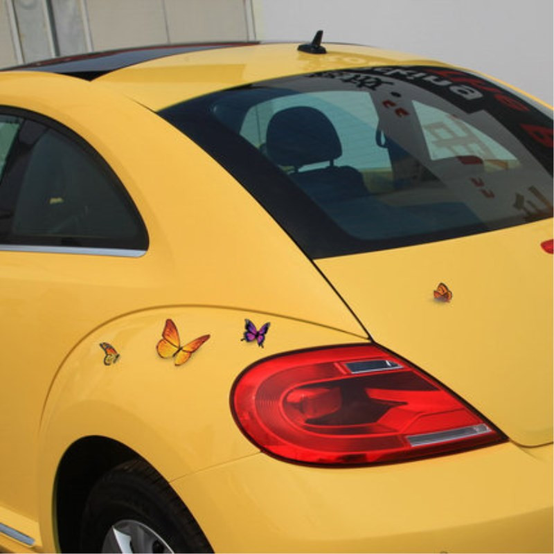 3D αυτοκόλλητα αυτοκινήτου Όμορφη προσωπικότητα πεταλούδα Δημιουργικά αδιάβροχα αυτοκόλλητα αυτοκινήτου Αφαιρούμενα αυτοκίνητα Αξεσουάρ αυτοκινήτου μοτοσικλέτας