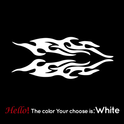 Cool Design stil vatrenog uzorka Naljepnice za automobile Smiješne naljepnice Styling Auto Racing Body Prozori za pokrivanje ogrebotina Dodaci za automobile