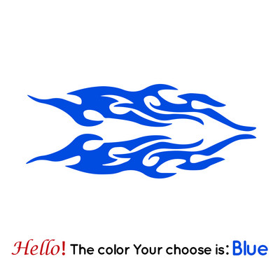 Cool Design stil vatrenog uzorka Naljepnice za automobile Smiješne naljepnice Styling Auto Racing Body Prozori za pokrivanje ogrebotina Dodaci za automobile