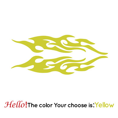 Cool Design stil vatrenog uzorka Naljepnice za automobile Smiješne naljepnice Styling Auto Racing Body Prozori za pokrivanje ogrebotina Dodaci za automobile