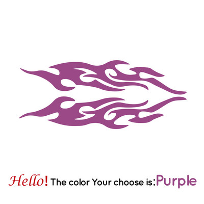 Cool Design stil vatrenog uzorka Naljepnice za automobile Smiješne naljepnice Styling Auto Racing Body Prozori za pokrivanje ogrebotina Dodaci za automobile