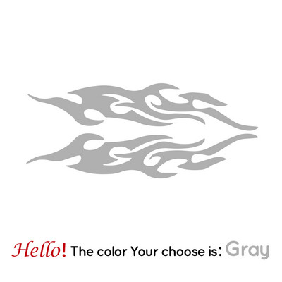 Cool Design stil vatrenog uzorka Naljepnice za automobile Smiješne naljepnice Styling Auto Racing Body Prozori za pokrivanje ogrebotina Dodaci za automobile