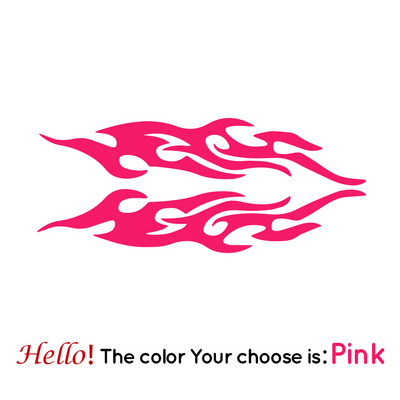 Cool Design stil vatrenog uzorka Naljepnice za automobile Smiješne naljepnice Styling Auto Racing Body Prozori za pokrivanje ogrebotina Dodaci za automobile