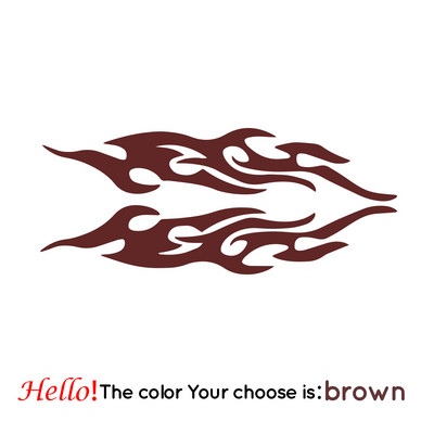 Cool Design stil vatrenog uzorka Naljepnice za automobile Smiješne naljepnice Styling Auto Racing Body Prozori za pokrivanje ogrebotina Dodaci za automobile