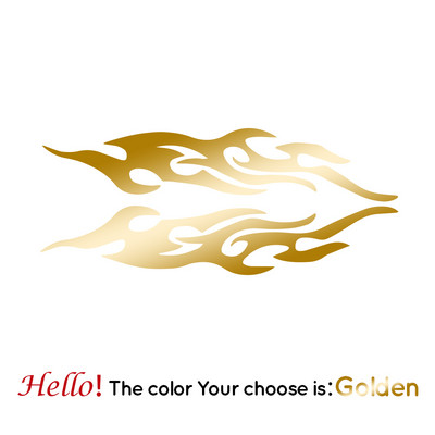 Cool Design stil vatrenog uzorka Naljepnice za automobile Smiješne naljepnice Styling Auto Racing Body Prozori za pokrivanje ogrebotina Dodaci za automobile