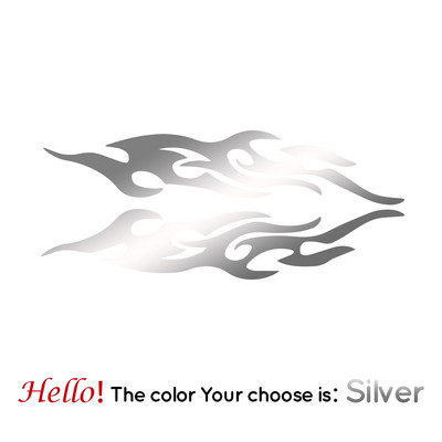 Cool Design stil vatrenog uzorka Naljepnice za automobile Smiješne naljepnice Styling Auto Racing Body Prozori za pokrivanje ogrebotina Dodaci za automobile