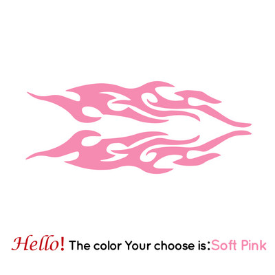 Cool Design stil vatrenog uzorka Naljepnice za automobile Smiješne naljepnice Styling Auto Racing Body Prozori za pokrivanje ogrebotina Dodaci za automobile