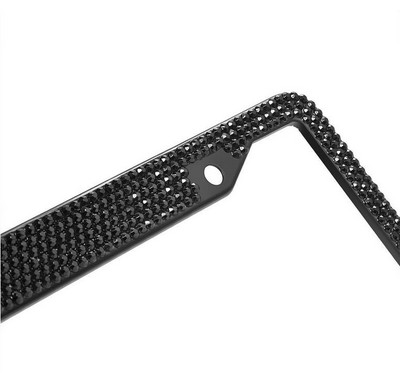 2 csomag Crystal rendszámtábla keret strassz Bling autók rendszámtábla borítók tartók amerikai járművekhez Autótartozékok nőknek
