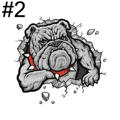 DSYCAR 1 Buc 3D Stereo Animal Autocolant Mașină Creativ Pisică Câine Autocolant pentru ferestre Autocolante drăguț pentru mașină Ornament pentru mașină