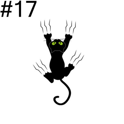 DSYCAR 1 Buc 3D Stereo Animal Autocolant Mașină Creativ Pisică Câine Autocolant pentru ferestre Autocolante drăguț pentru mașină Ornament pentru mașină