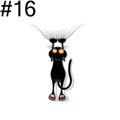 DSYCAR 1 Buc 3D Stereo Animal Autocolant Mașină Creativ Pisică Câine Autocolant pentru ferestre Autocolante drăguț pentru mașină Ornament pentru mașină