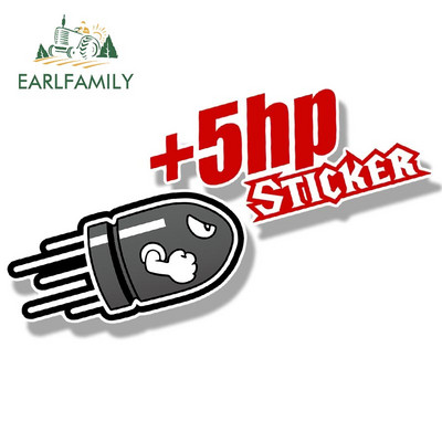 EARLFAMILY HP naljepnice za automobile Creative Plus Naljepnice za karoseriju Horsepower + naljepnice 100HP pune krvavih ogrebotina Ukrasne naljepnice