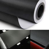 600cmx50cm 3D autós szénszálas vinil tekercsfólia vízálló barkácsolás motorkerékpár matricák autóformázó autókiegészítők matricafólia