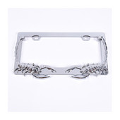 Többcélú rendszámtábla keret Eagle Skull Flame Chain Scorpion Dragon autó dekorációs kiegészítők
