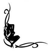 CK2992A# Fată (în colțul sticlei) autocolant amuzant pentru mașină decalcol de vinil autocolante impermeabile pentru mașină pentru camion