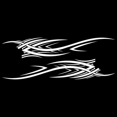 2 komada personaliziranih kreativnih vatrenih naljepnica za stil automobila Auto vinilne naljepnice s obje strane karoserije automobila Dodaci za automobilske dijelove