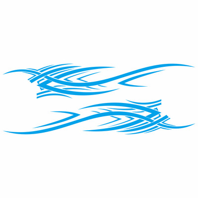 2 komada personaliziranih kreativnih vatrenih naljepnica za stil automobila Auto vinilne naljepnice s obje strane karoserije automobila Dodaci za automobilske dijelove