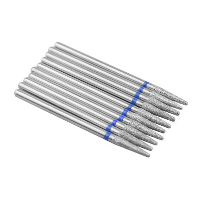 10 db-os gyémánt körömfúró készlet manikűrös gyémánt körömmaró szögfúróhoz elektromos fúrógéphez