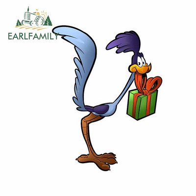 EARLFAMILY 13cm x 9,1cm for Road Runner Camper Αυτοκόλλητα αυτοκινήτου DIY Occlusion Scratch Body for Car Creative αδιάβροχο αυτοκόλλητο παραθύρου