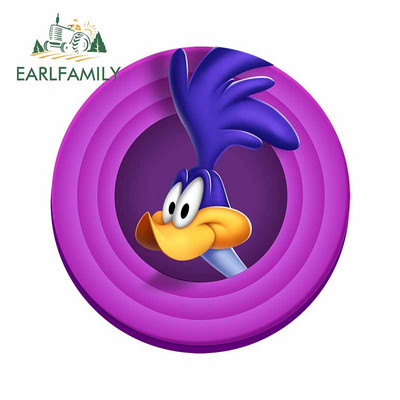 EARLFAMILY 13cm x 9,1cm for Road Runner Camper Αυτοκόλλητα αυτοκινήτου DIY Occlusion Scratch Body for Car Creative αδιάβροχο αυτοκόλλητο παραθύρου