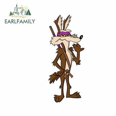 EARLFAMILY 13cm x 9,1cm for Road Runner Camper Αυτοκόλλητα αυτοκινήτου DIY Occlusion Scratch Body for Car Creative αδιάβροχο αυτοκόλλητο παραθύρου