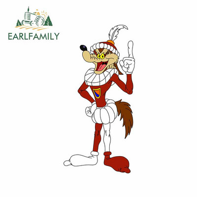 EARLFAMILY 13cm x 9,1cm for Road Runner Camper Αυτοκόλλητα αυτοκινήτου DIY Occlusion Scratch Body for Car Creative αδιάβροχο αυτοκόλλητο παραθύρου