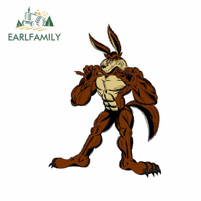 EARLFAMILY 13cm x 9,1cm for Road Runner Camper Αυτοκόλλητα αυτοκινήτου DIY Occlusion Scratch Body for Car Creative αδιάβροχο αυτοκόλλητο παραθύρου