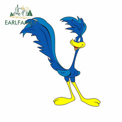 EARLFAMILY 13cm x 9,1cm for Road Runner Camper Αυτοκόλλητα αυτοκινήτου DIY Occlusion Scratch Body for Car Creative αδιάβροχο αυτοκόλλητο παραθύρου