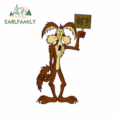 EARLFAMILY 13cm x 9,1cm for Road Runner Camper Αυτοκόλλητα αυτοκινήτου DIY Occlusion Scratch Body for Car Creative αδιάβροχο αυτοκόλλητο παραθύρου