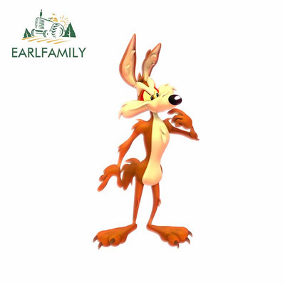 EARLFAMILY 13cm x 9,1cm for Road Runner Camper Αυτοκόλλητα αυτοκινήτου DIY Occlusion Scratch Body for Car Creative αδιάβροχο αυτοκόλλητο παραθύρου