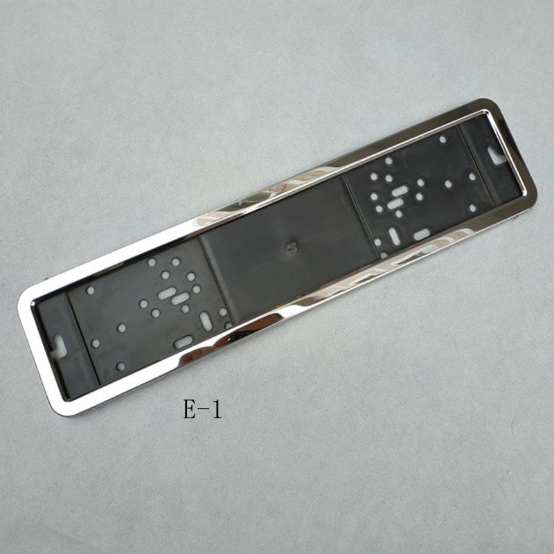 1kom okvira automobilskih registarskih pločica metalni i plastični okvir Okvir automobilskih registarskih pločica Držač registarskih pločica Prikladan za okvir EU automobilskih tablica