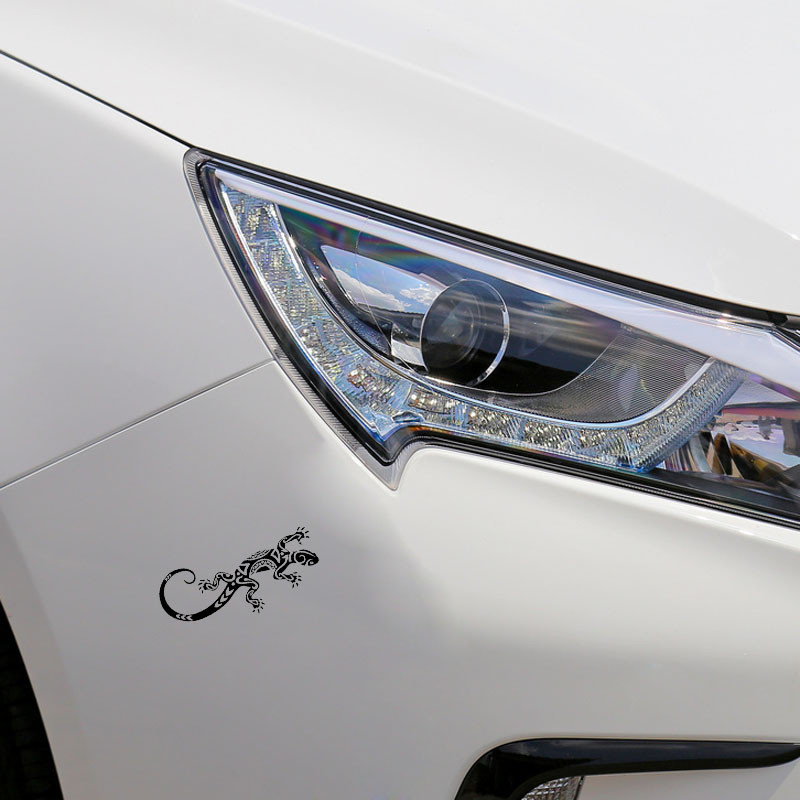 Autómatricák Vicces hüllő gyík dekoráció autók motorkerékpárok külső kiegészítők lökhárító ablakok bakelit matricák