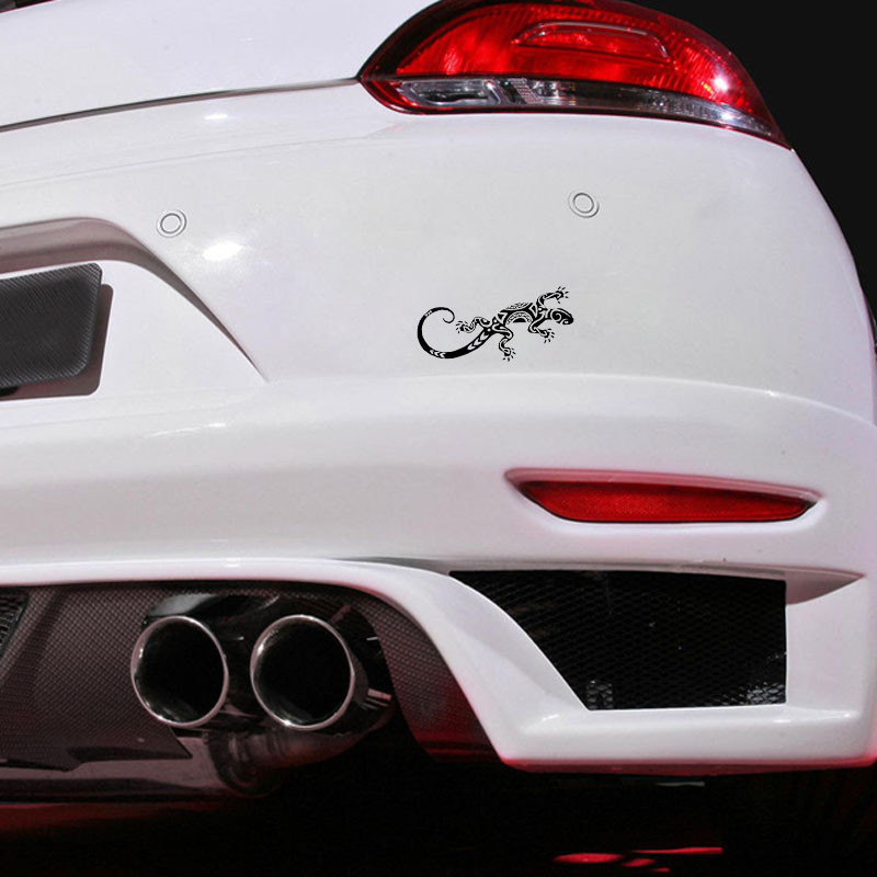 Autómatricák Vicces hüllő gyík dekoráció autók motorkerékpárok külső kiegészítők lökhárító ablakok bakelit matricák