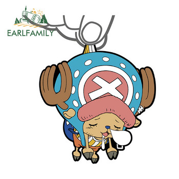 EARLFAMILY 13cm για ONE PIECE Αυτοκόλλητα αυτοκινήτου Anime Μοτοσικλέτα Ιαπωνίας Campervan Decal Παράθυρα Αστεία βινυλικά αδιάβροχα αυτοκόλλητα RV JDM