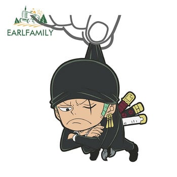 EARLFAMILY 13cm για ONE PIECE Αυτοκόλλητα αυτοκινήτου Anime Μοτοσικλέτα Ιαπωνίας Campervan Decal Παράθυρα Αστεία βινυλικά αδιάβροχα αυτοκόλλητα RV JDM