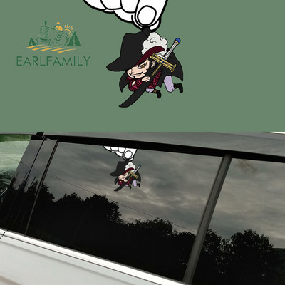 EARLFAMILY 13 cm-es EGY DARABOS autómatricák Anime motorkerékpár Japán lakóautó matrica Windows Vicces vinyl vízálló lakóautó JDM matricák