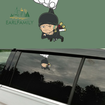 EARLFAMILY 13 cm-es EGY DARABOS autómatricák Anime motorkerékpár Japán lakóautó matrica Windows Vicces vinyl vízálló lakóautó JDM matricák