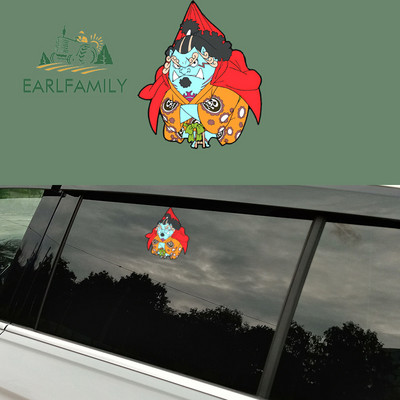 EARLFAMILY 13 cm-es EGY DARABOS autómatricák Anime motorkerékpár Japán lakóautó matrica Windows Vicces vinyl vízálló lakóautó JDM matricák
