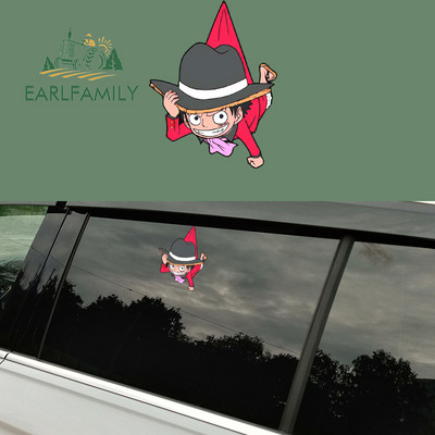 EARLFAMILY 13 cm-es EGY DARABOS autómatricák Anime motorkerékpár Japán lakóautó matrica Windows Vicces vinyl vízálló lakóautó JDM matricák