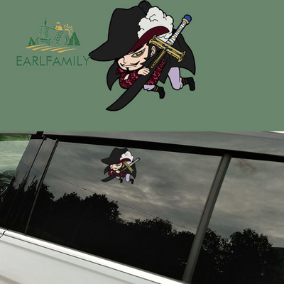 EARLFAMILY 13 cm-es EGY DARABOS autómatricák Anime motorkerékpár Japán lakóautó matrica Windows Vicces vinyl vízálló lakóautó JDM matricák