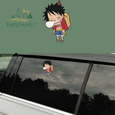 EARLFAMILY 13 cm-es EGY DARABOS autómatricák Anime motorkerékpár Japán lakóautó matrica Windows Vicces vinyl vízálló lakóautó JDM matricák