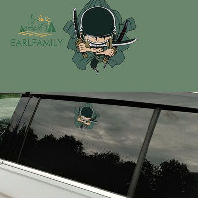 EARLFAMILY 13 cm-es EGY DARABOS autómatricák Anime motorkerékpár Japán lakóautó matrica Windows Vicces vinyl vízálló lakóautó JDM matricák