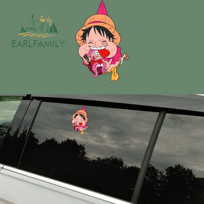 EARLFAMILY 13 cm-es EGY DARABOS autómatricák Anime motorkerékpár Japán lakóautó matrica Windows Vicces vinyl vízálló lakóautó JDM matricák