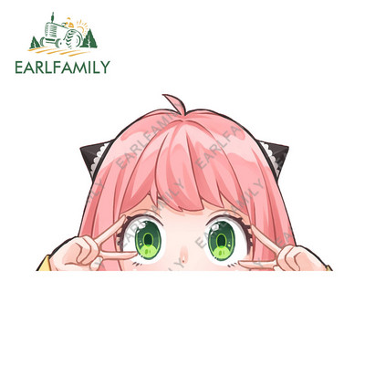 EARLFAMILY 13 cm x 9,5 cm, Spy x Family Peeker autós kiegészítők matricák motorkerékpár Graffiti lakóautó matrica vinil autófólia