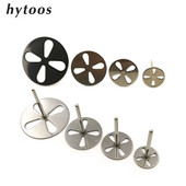 HYTOOS rozsdamentes acél csiszolópapír tárcsa 3/32"-es kerek fémtárcsás szögfúrószárak Tartozékok 15mm 20mm 25mm 35mm